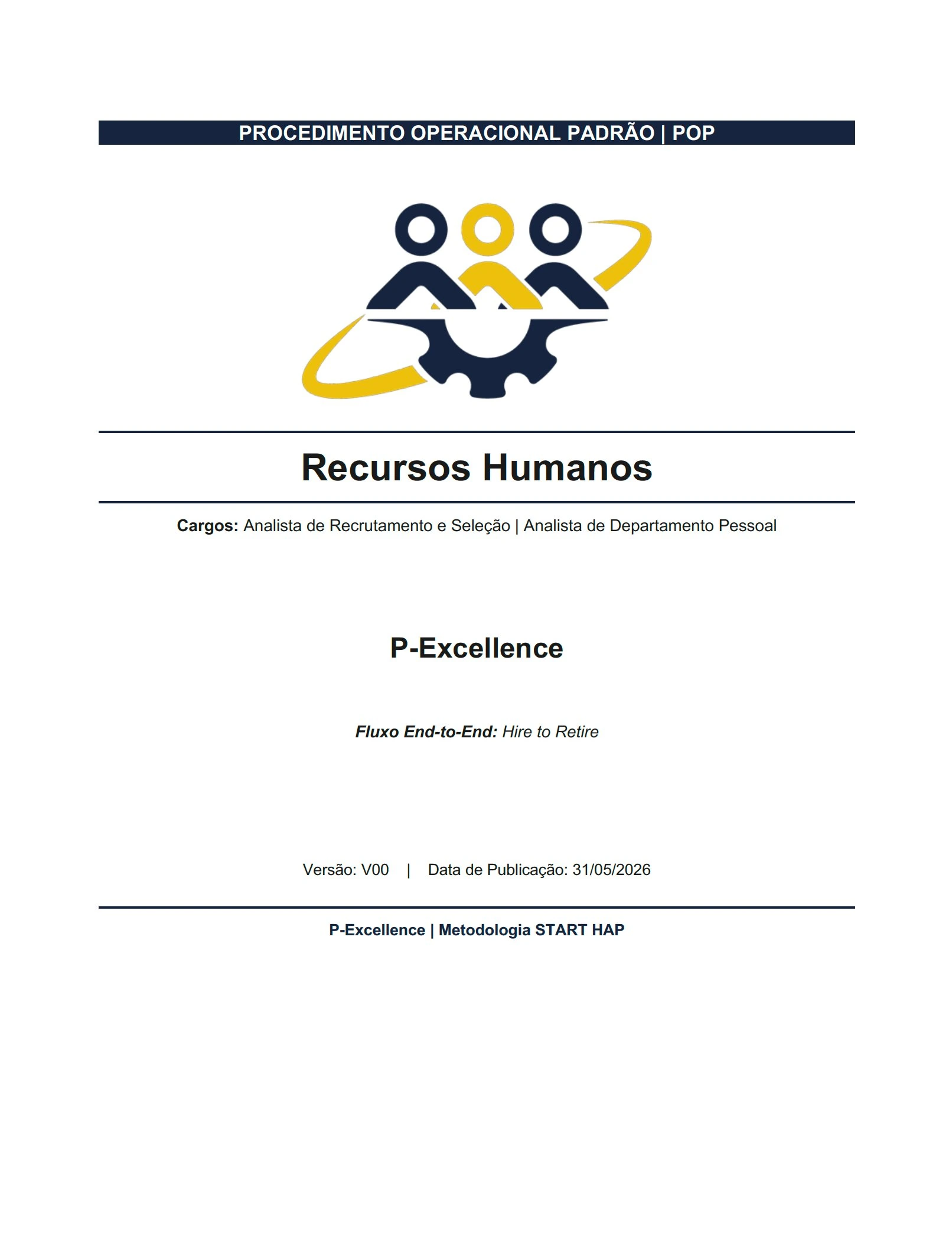 Exemplo real de POP · capa Recursos Humanos